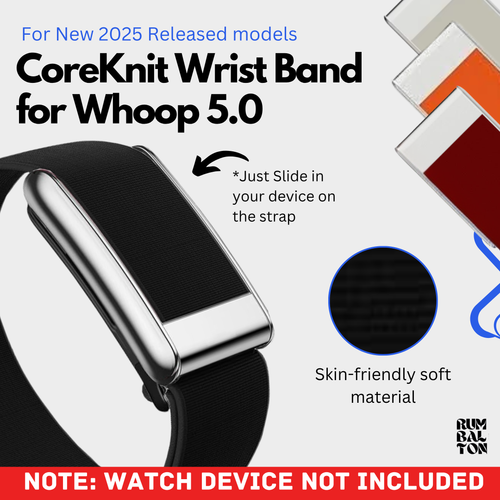 Rumbalton CoreKnit Hydra Soft Wrist Strap for WHOOP 5.0 One, Peak, Life/ MG