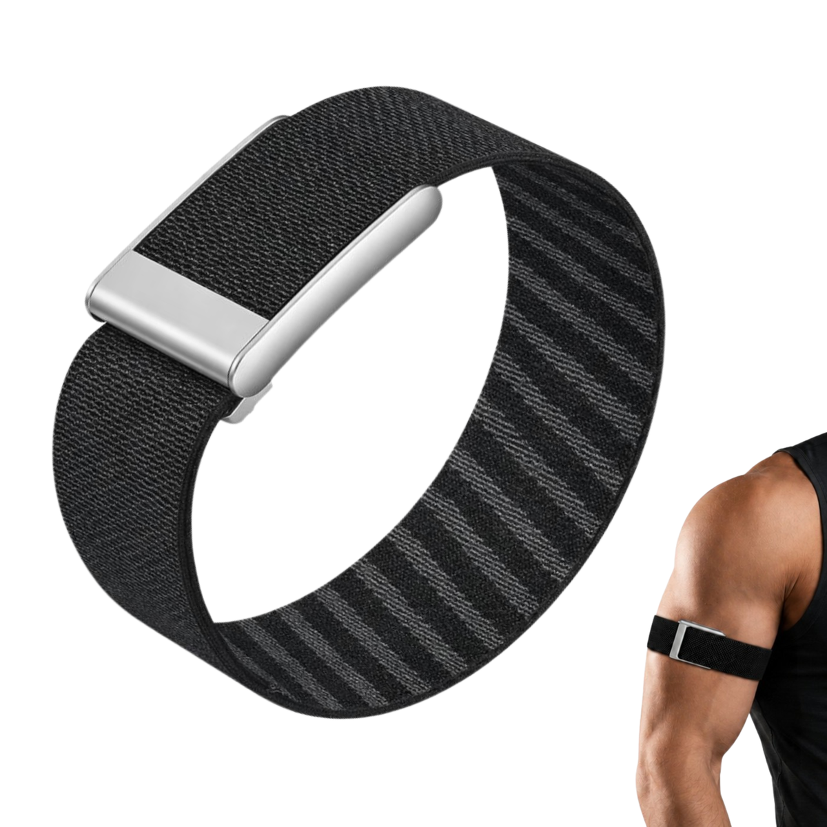 Rumbalton Nylon Bicep Strap for WHOOP 5.0 One, Peak, Life/ MG