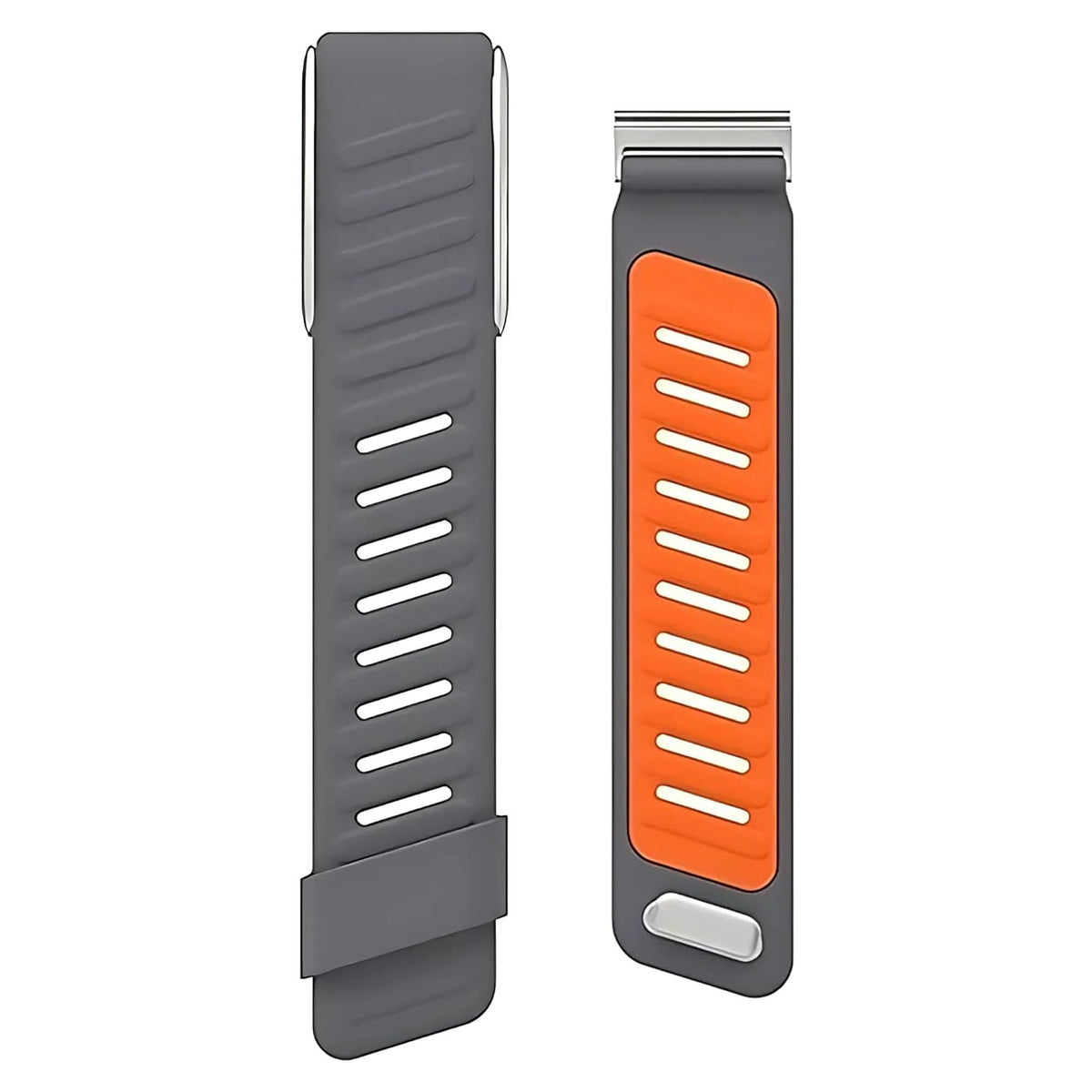 Dark Grey & Orange