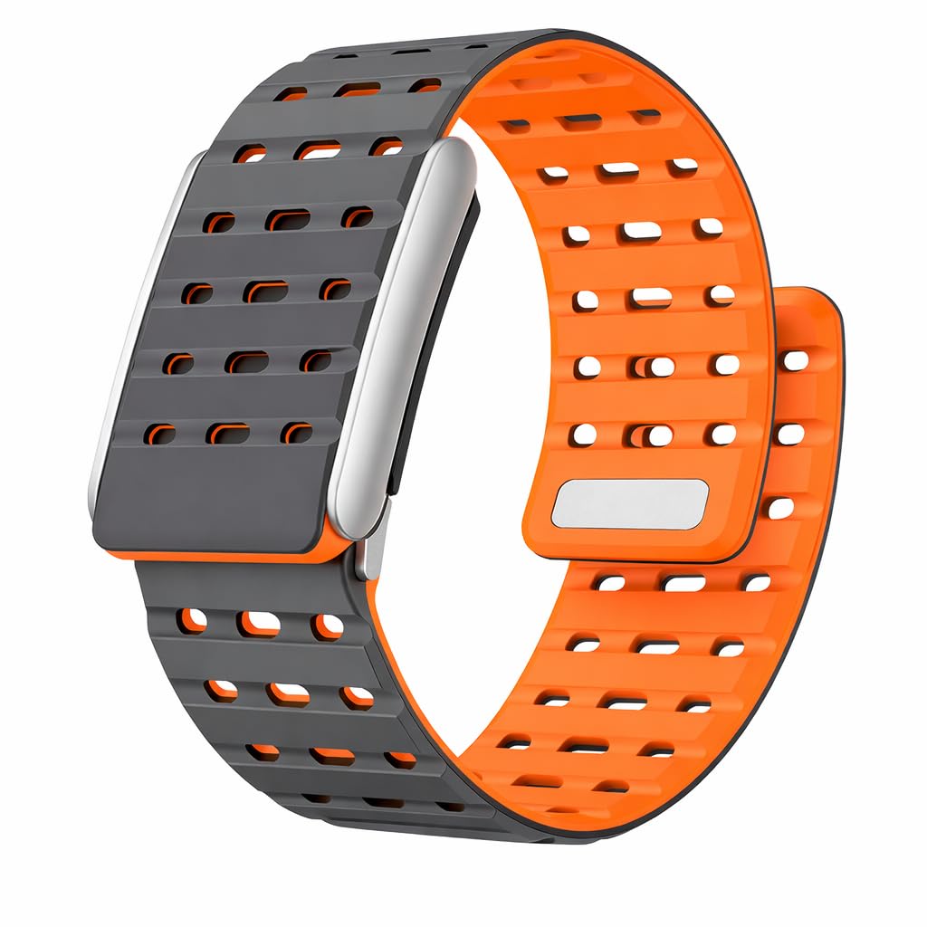 Magnetic Silicone Sport Band Compatible with Whoop 5.0 – Breathable Waterproof Adjustable Replacement Wristband for Whoop One, Peak & Life (Not Compatible with Gen 4)