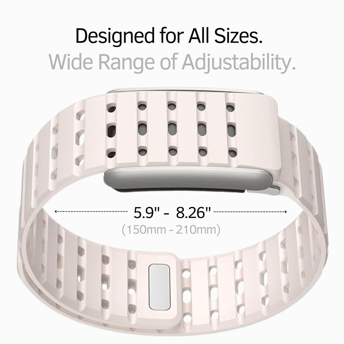 Rumbalton Magnetic Silicone Sport Band for WHOOP 5.0 One, Peak, Life/ MG