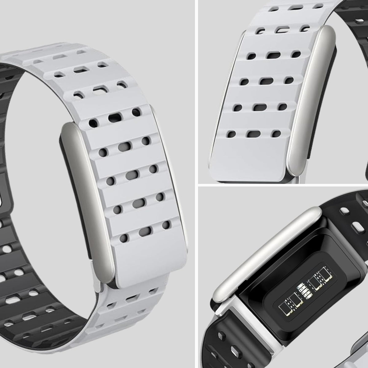 Rumbalton Magnetic Silicone Sport Band for WHOOP 5.0 One, Peak, Life/ MG