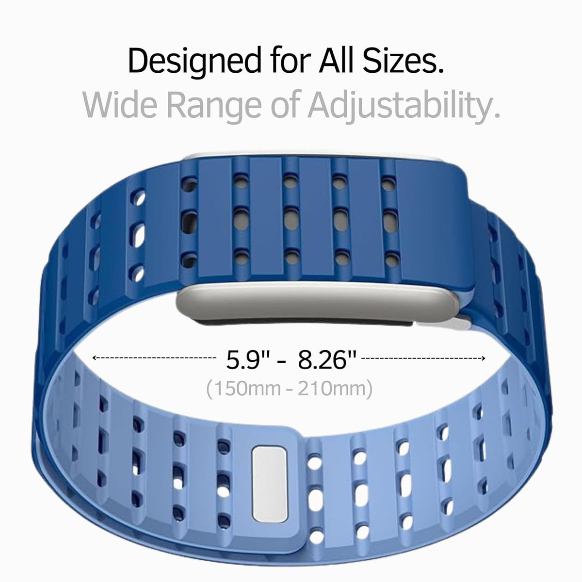 Rumbalton Magnetic Silicone Sport Band for WHOOP 5.0 One, Peak, Life/ MG