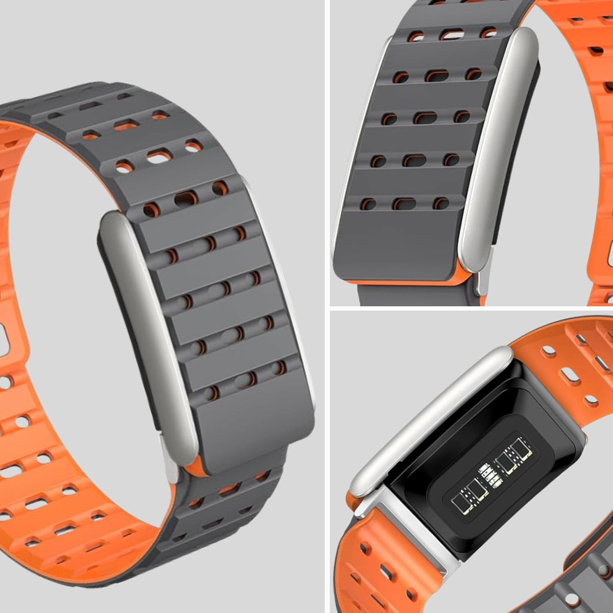 Rumbalton Magnetic Silicone Sport Band for WHOOP 5.0 One, Peak, Life/ MG