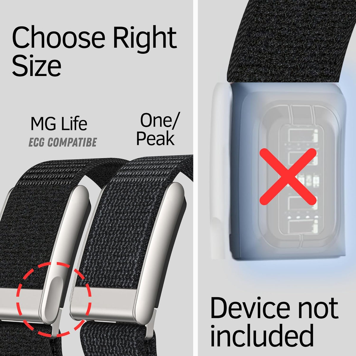 Rumbalton CloudSoft Nylon Wrist Strap for WHOOP 5.0 One, Peak, Life/ MG